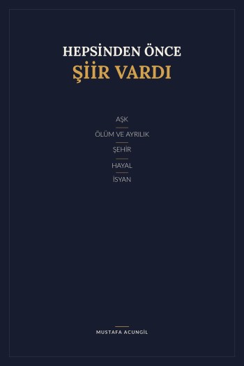 Hepsinden Önce Şiir Vardı — kitap kapağı
